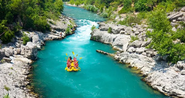 Full Day: Antalya Tazı Canyon by Jeep Safari & Rafting Combo Group Tour