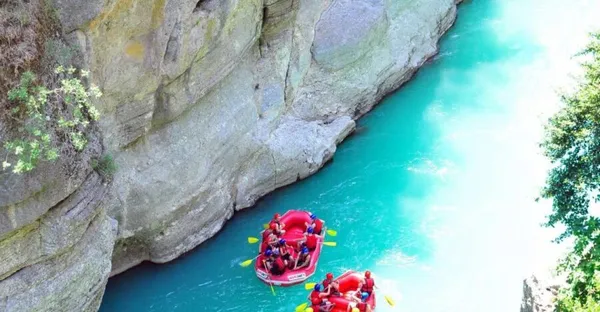 Full Day: Antalya Tazı Canyon by Jeep Safari & Rafting Combo Group Tour