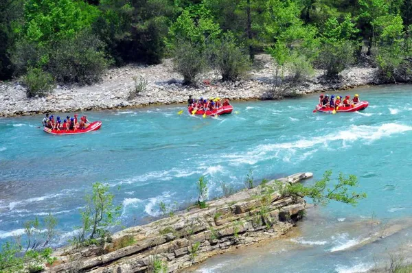 Full Day: Antalya Tazı Canyon by Jeep Safari & Rafting Combo Group Tour