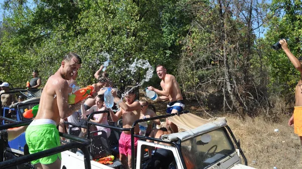 Full Day: Marmaris Jeep Safari, Waterfall, Jesus Beach