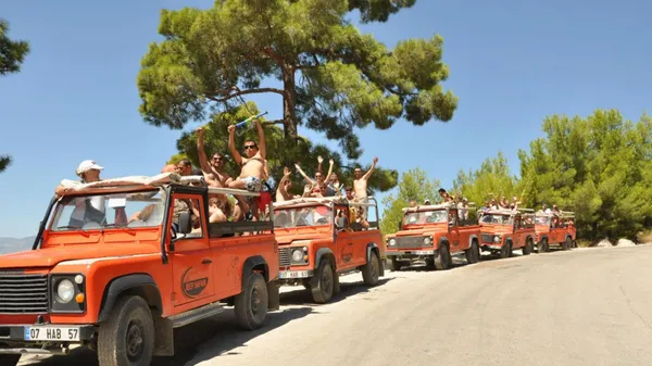 Full Day: Marmaris Jeep Safari, Waterfall, Jesus Beach