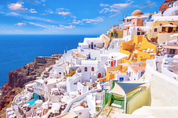 Full Day: Santorini Traditional Bus Day Tour (Seat On Coach)